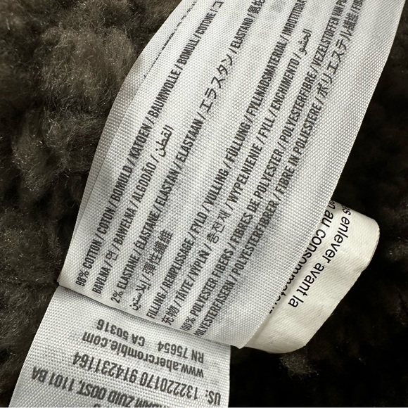 Abercrombie & Fitch Vintage Courduroy Sherpa Lined Jacket Medium - Picture 9 of 10